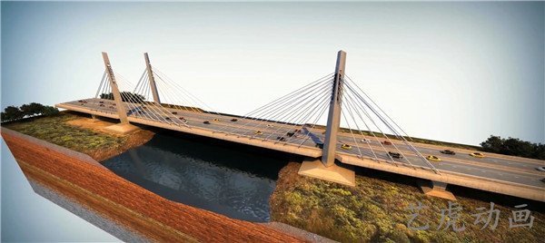 现代化机械作业之城市基础施工动画制作 (5)