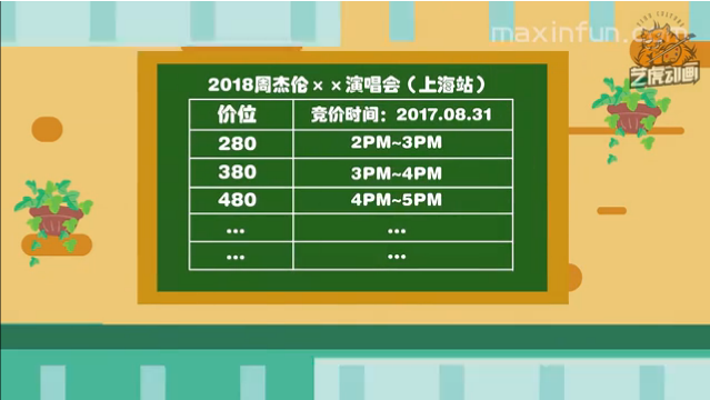 购票app软件二维动画宣传视频